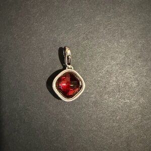 Brighton Silver and Red Pendant